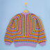 Hey Hey Hexagon Cardigan - Free Crochet Pattern for Women in Paintbox Yarns Simply Aran 