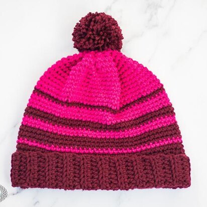 Striped Ombre Hat