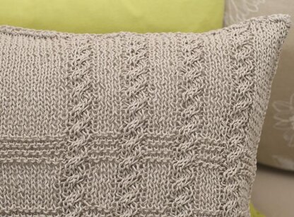 Pillowcase "Barley" with cables