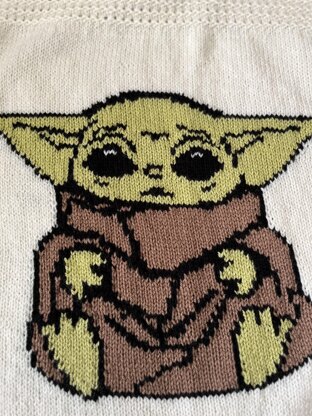 Baby Yoda Baby Blanket