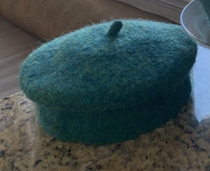 Girls felted beret #2