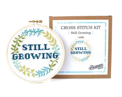 The Stranded Stitch Still Growing Cross Stitch Kit - 5 inches