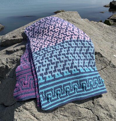 Baby Blanket Lavender Lagoon