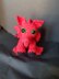 Crochet Dragon keyring/car accessory