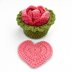 Rose Flower Coaster Set