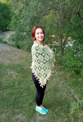 Spider Crochet Shawl