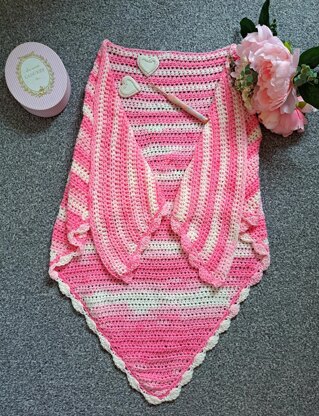 Crochet Vintage Prayer Shawl Pattern