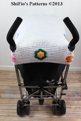 259-Stroller Sunshade Crochet Pattern #259