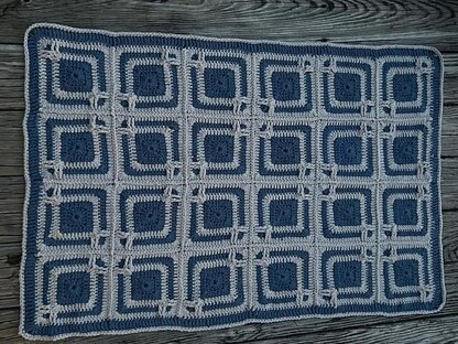 Breeze Block Afghan