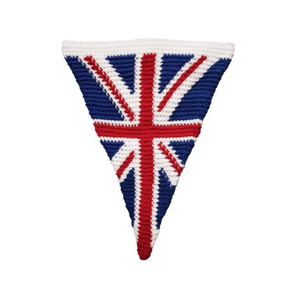 King Charles III Coronation Crochet Bunting