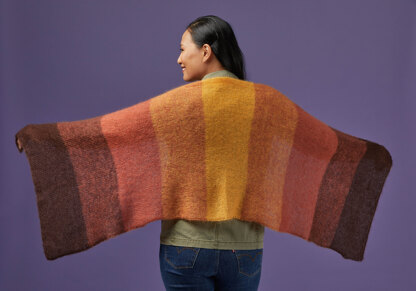 1261 Cold Spring Oasis -  Shawl Knitting Pattern for Women in Valley Yarns Southampton by Valley Yarns