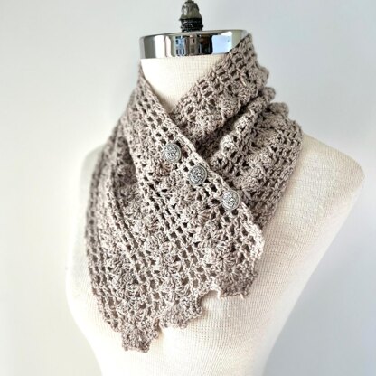 Lovely Lace Neck Warmer scarf