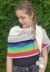 Under the rainbow crochet shawl