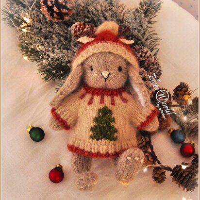 Christmas Bunny Rabbit Outfit