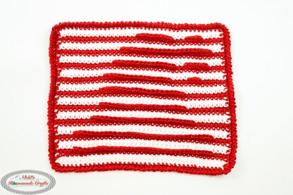 Illusion Santa Hat Washcloth