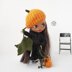 Pumpkin beret for Blythe