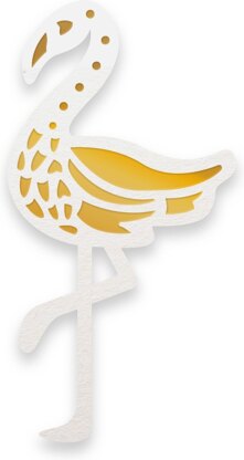 Artdeco Creations Couture Creations Sentiment Mini Die - Flamingo Silhouette 1.9"X1.9"