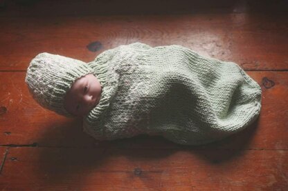 Isle of Mull newborn beanie and cocoon