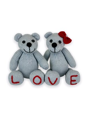 I Love You Teddies in Deramores Studio DK - Downloadable PDF