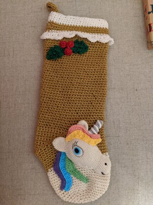 Unicorn Christmas Stocking