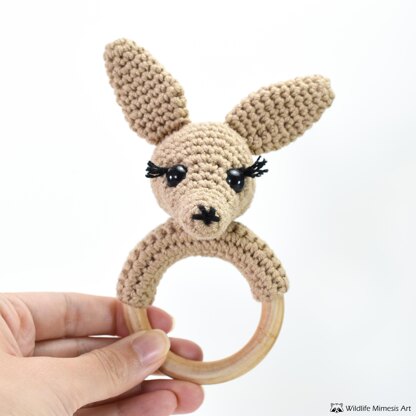 Suru the Kangaroo Teether (Rattle)