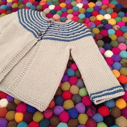 Baby's First Cardigan in Lion Brand Jiffy - 60131AD