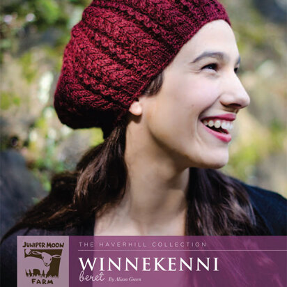 Winnekenni Beret in Juniper Moon Herriot - Downloadable PDF