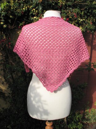 Aifric - triangular mini shawl