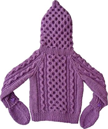 Baby to Toddler Cable Hoodie