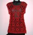 Red Hot Flaming Sunflower Top