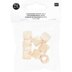 Rico Design Macramé Beads Wood Natural 8 Pcs - 95x100x17mm