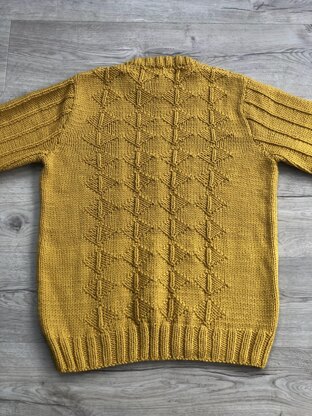 Textured Diamond Sweater