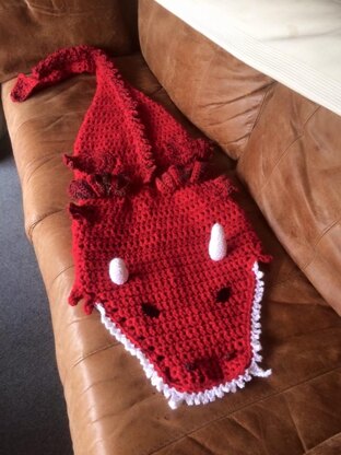 Dragon cocoon blanket