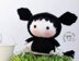 Black Angus Cow Doll named Lexi. Toy from the Tanoshi series.