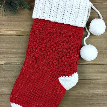 Argyle Christmas Stocking