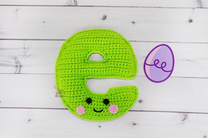 Lower Case Letter e Kawaii Cuddler®