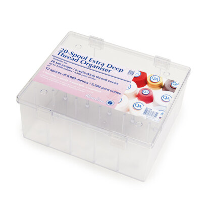 Hemline Thread Organiser: Extra Deep: Clear: 20 Spool