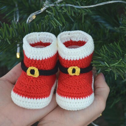 Santa baby booties