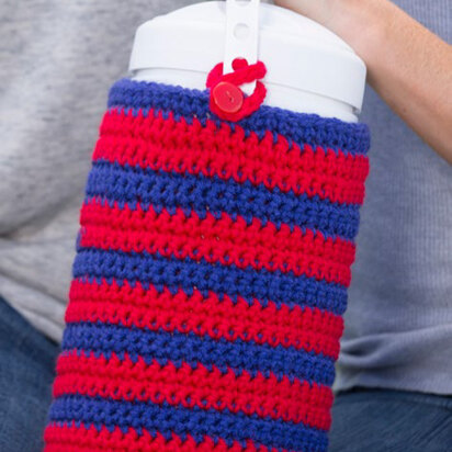 Keep It Cool Cozy in Red Heart Team Spirit - LW4948 - Downloadable PDF
