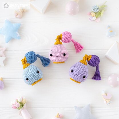 Crochet Pattern for Kawaii Perfume from "AradiyaToys Kawaii” collection, Amigurumi Pattern (Amigurumi Tutorial PDF File), Keychain Beginner Amigurumi Handmade DIY by AradiyaToys (Olka Novytska)