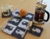 Sheep Coasters and Table Mat