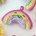 Sun & Rainbow Key Chains Crochet Pattern