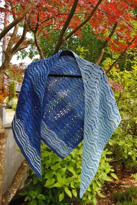 Deep Bay Shawl