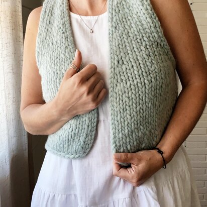 Maker Vest - knitting pattern