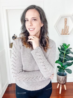Lovely Lace Crochet Sweater