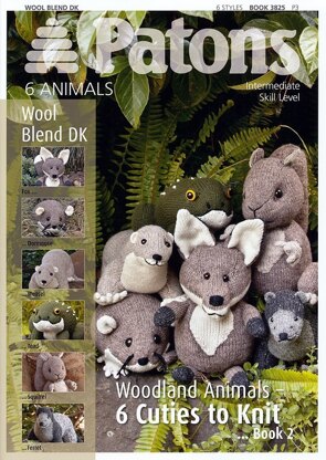 Woodland Animals 2 Book by Patons - 3825