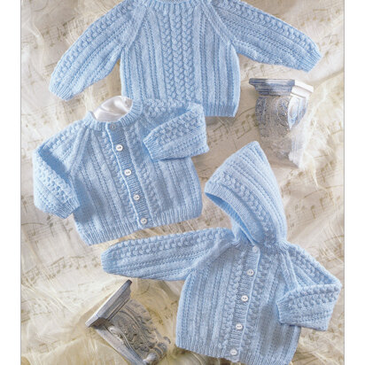 Cardigan, Sweater and Jacket in Sirdar Snuggly DK - 3898 - Downloadable PDF - knitting pattern