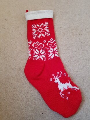 Fair isle stocking