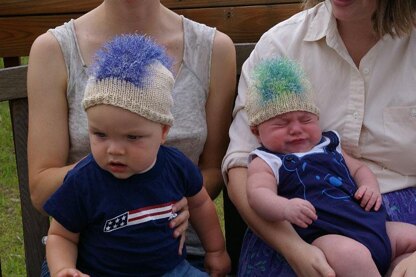 Fauxhawk baby hat