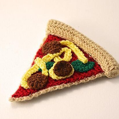 Pizza Crochet Pattern, Pizza Amigurumi